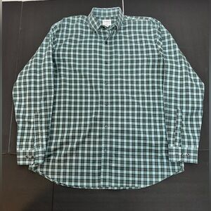 L.L. Bean Men’s Plaid Button-Down Shirt – Traditional Fit (Large Regular)